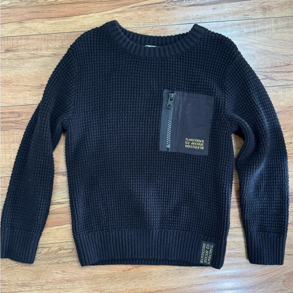H&M Black Crew Neck Size 3/4T Sweater